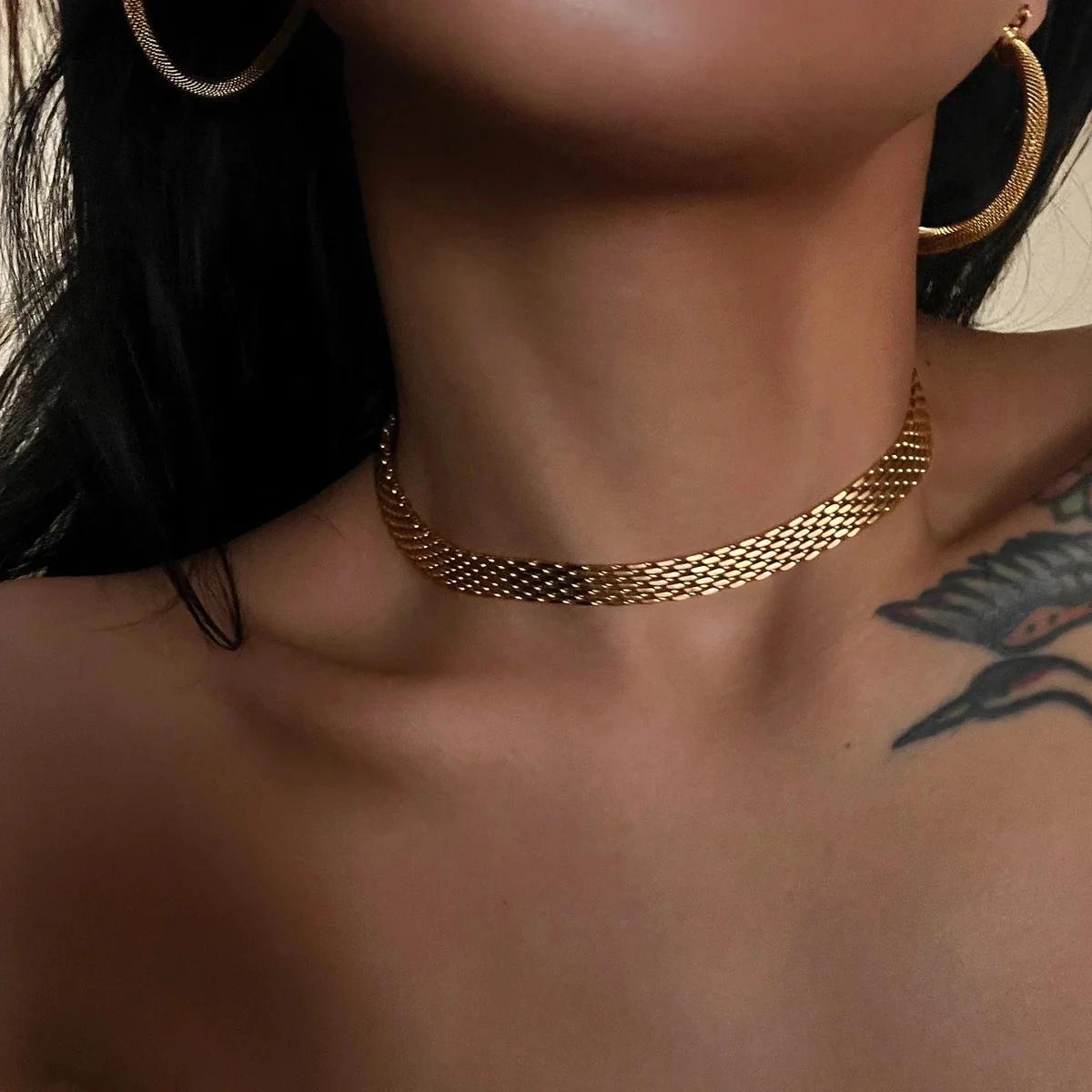 18k Gold Plated Chain Necklace