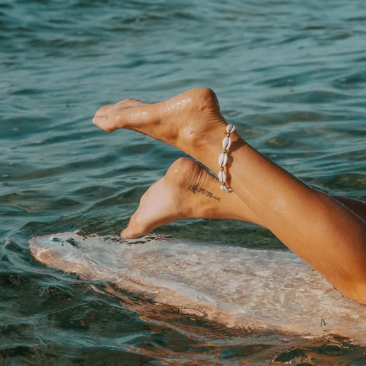 Cowrie Shell Single Anklet