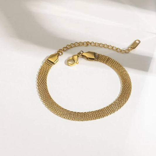 18k Gold Plated Chain Bracelet