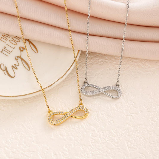 Infinity Gold Pendant Necklace