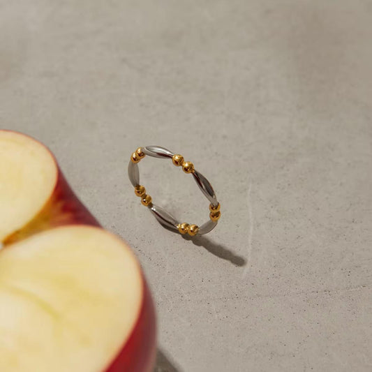 Dual Tone Band Ring
