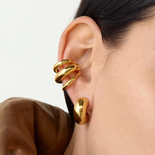 Solid Gold Ear Cuffs