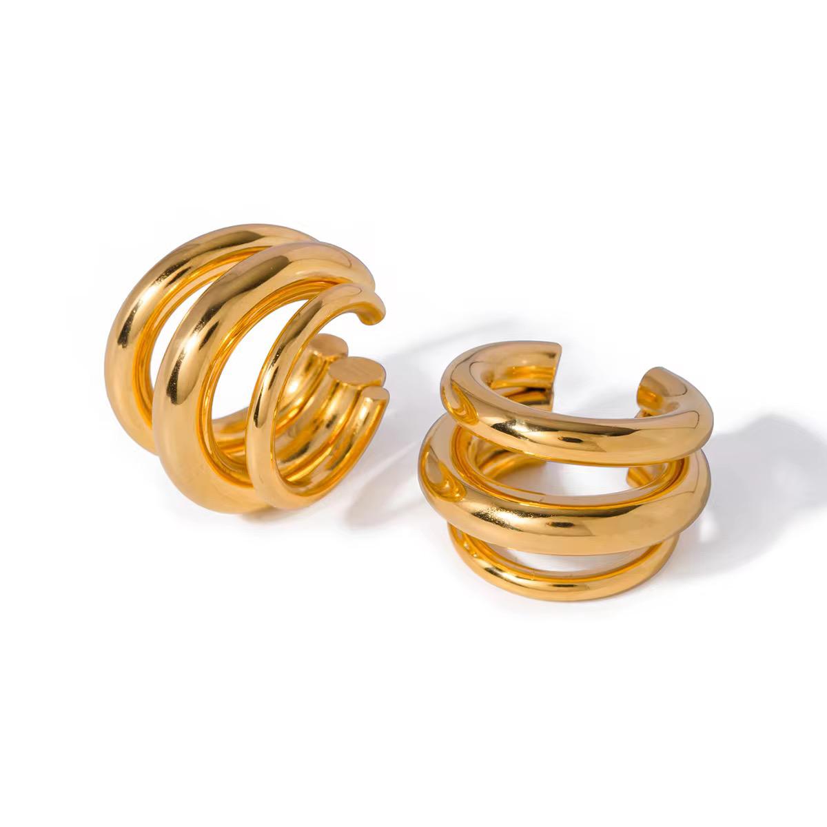 Solid Gold Ear Cuffs