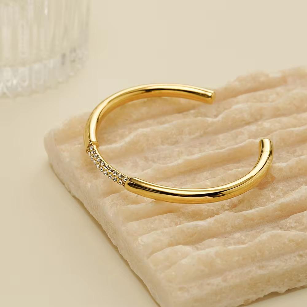 18K Gold Plating Bangle Bracelet