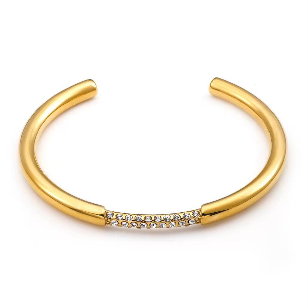 18K Gold Plating Bangle Bracelet