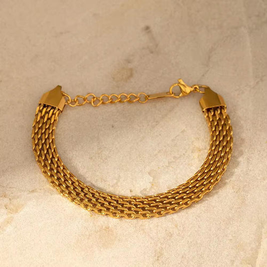 18k Gold Plating Chain Bracelet