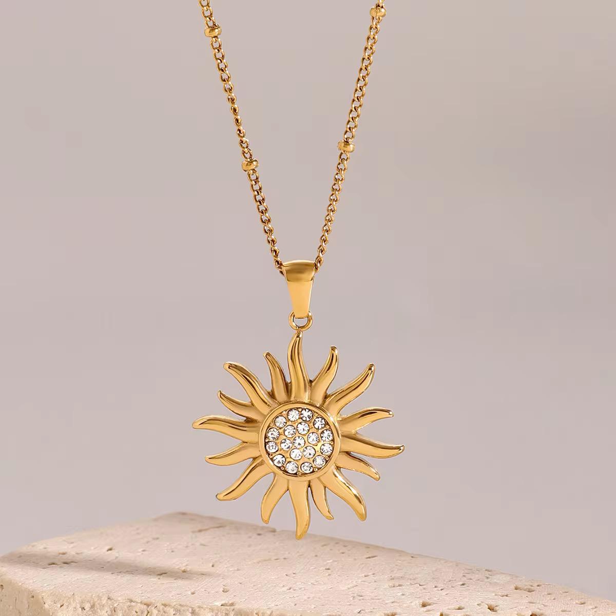 Sunshine AD Gold Chain Necklace