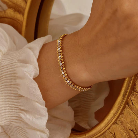 Crystal Tennis Chain Bracelet