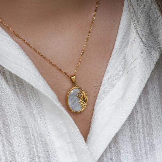 MOP Sunshine Chain Necklace