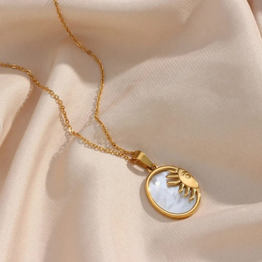 MOP Sunshine Chain Necklace