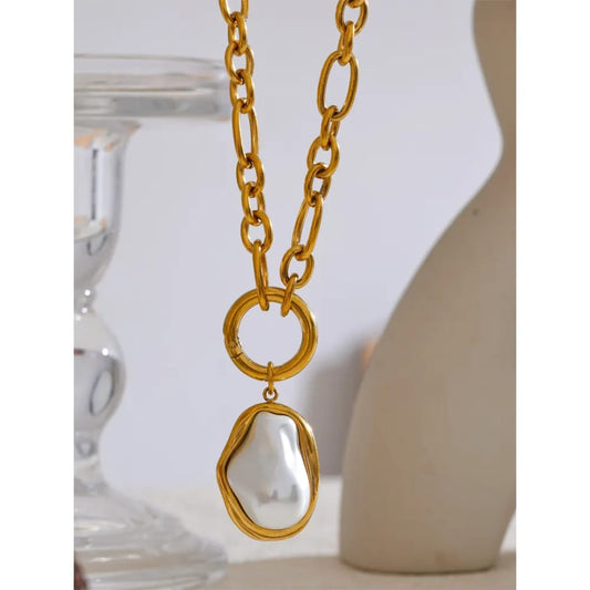 Baroque Pearl Pendant Necklace