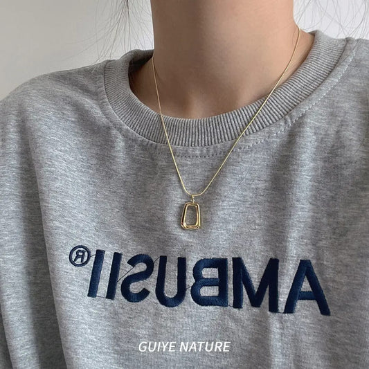 Gold Pendant Necklace