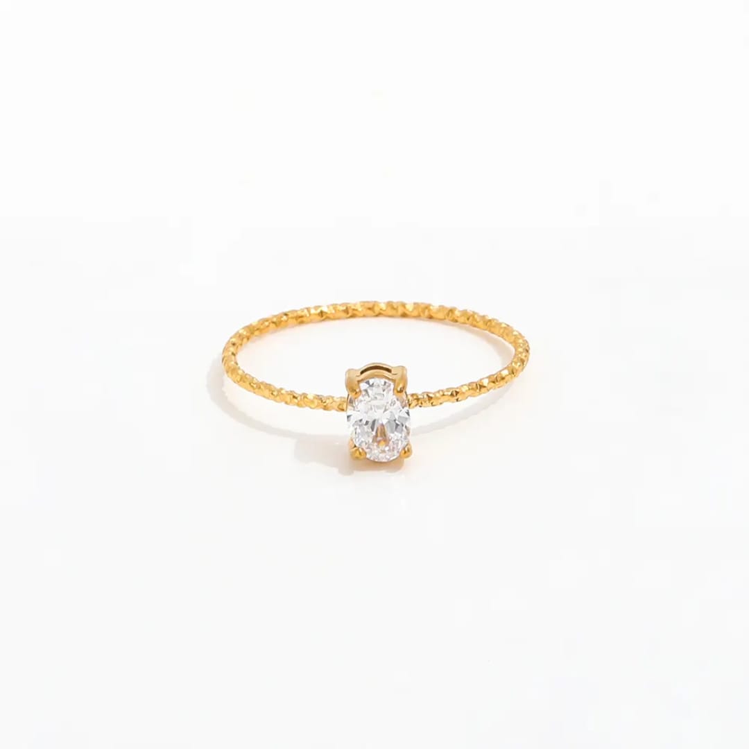 Sleek Diamond Ring