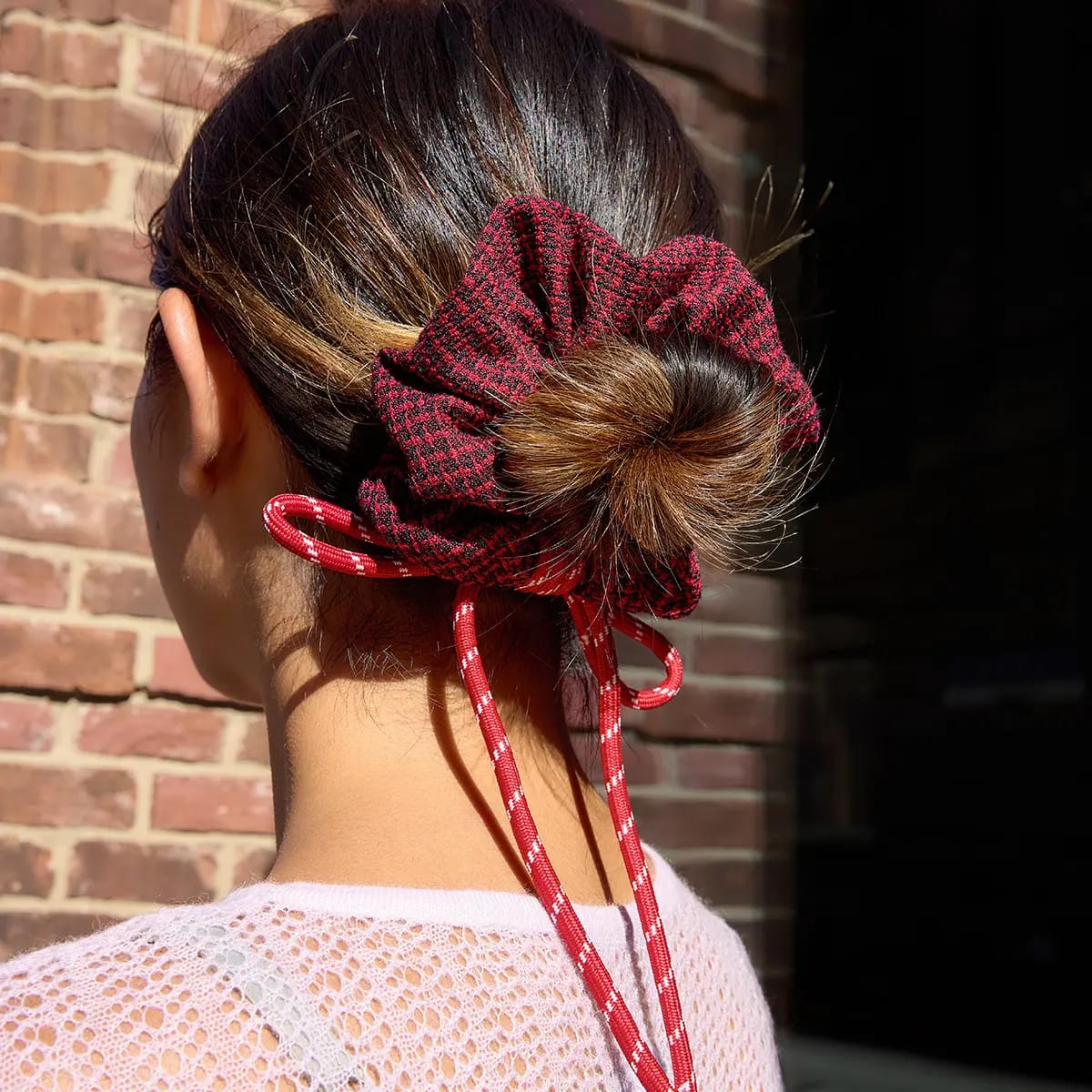 Red Bun & Hair Band