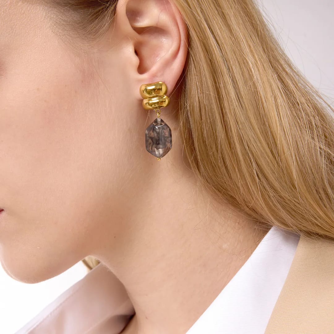 Naturals Beads Drop Earrings