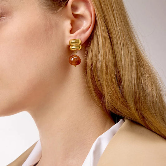 Naturals Beads Drop Earrings