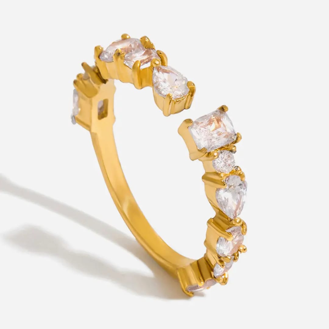 Diamond Gold Plated Ring