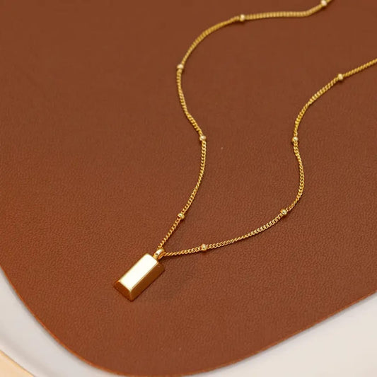 Gold Coin Chain Necklace