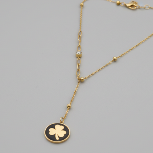 Black Clover Chain Necklace