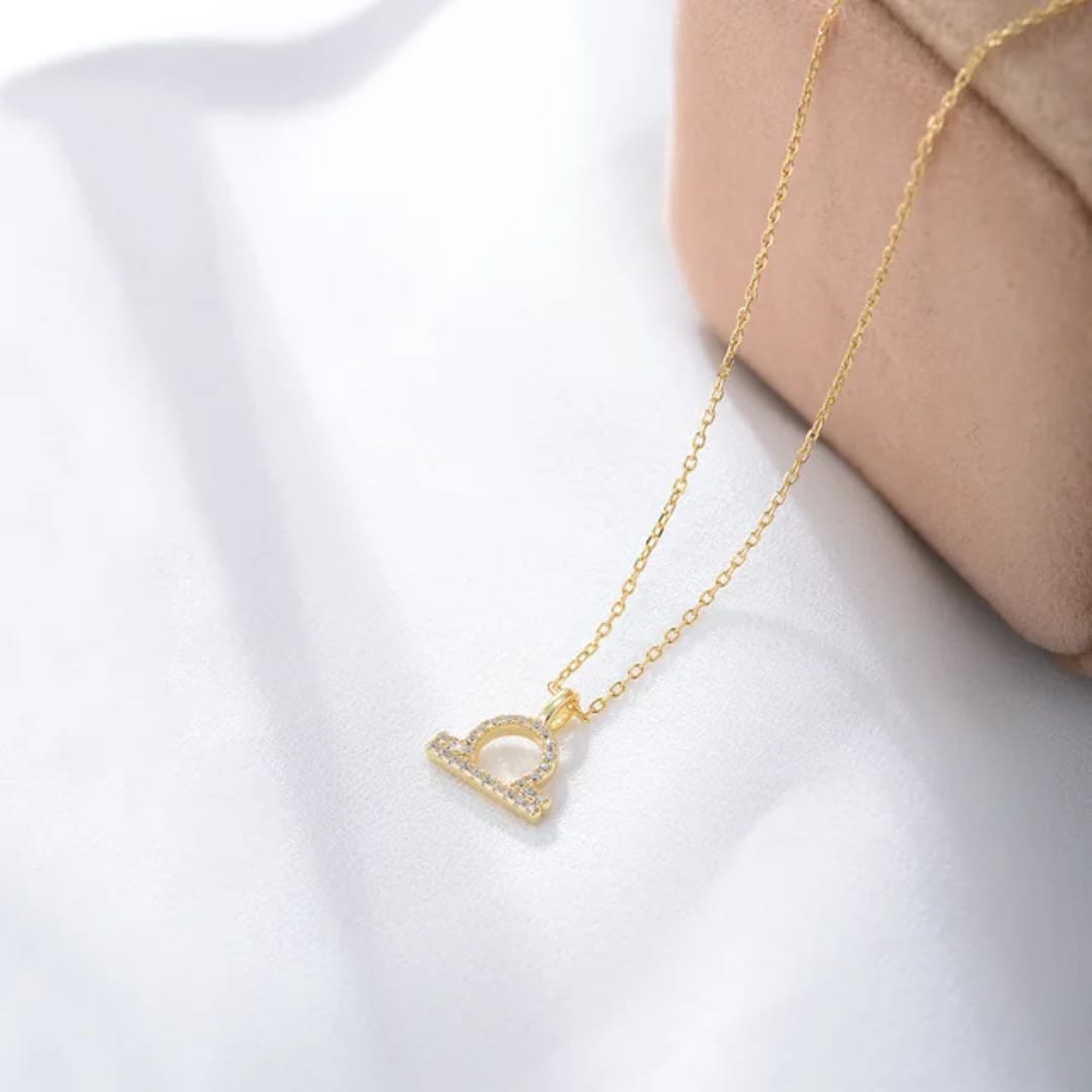 Libra Zodiac Chain Necklace