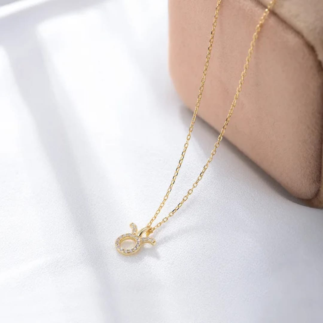 Taurus Zodiac Chain Necklace