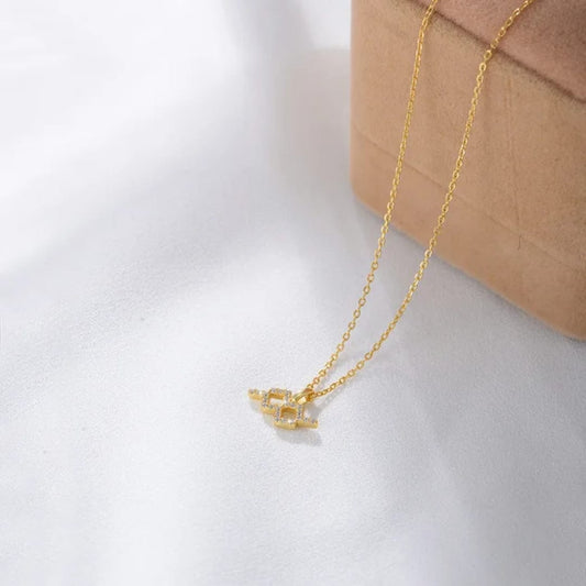 Aquarius Zodiac Chain Necklace