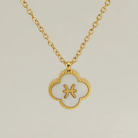 Pisces Zodiac Chain Necklace