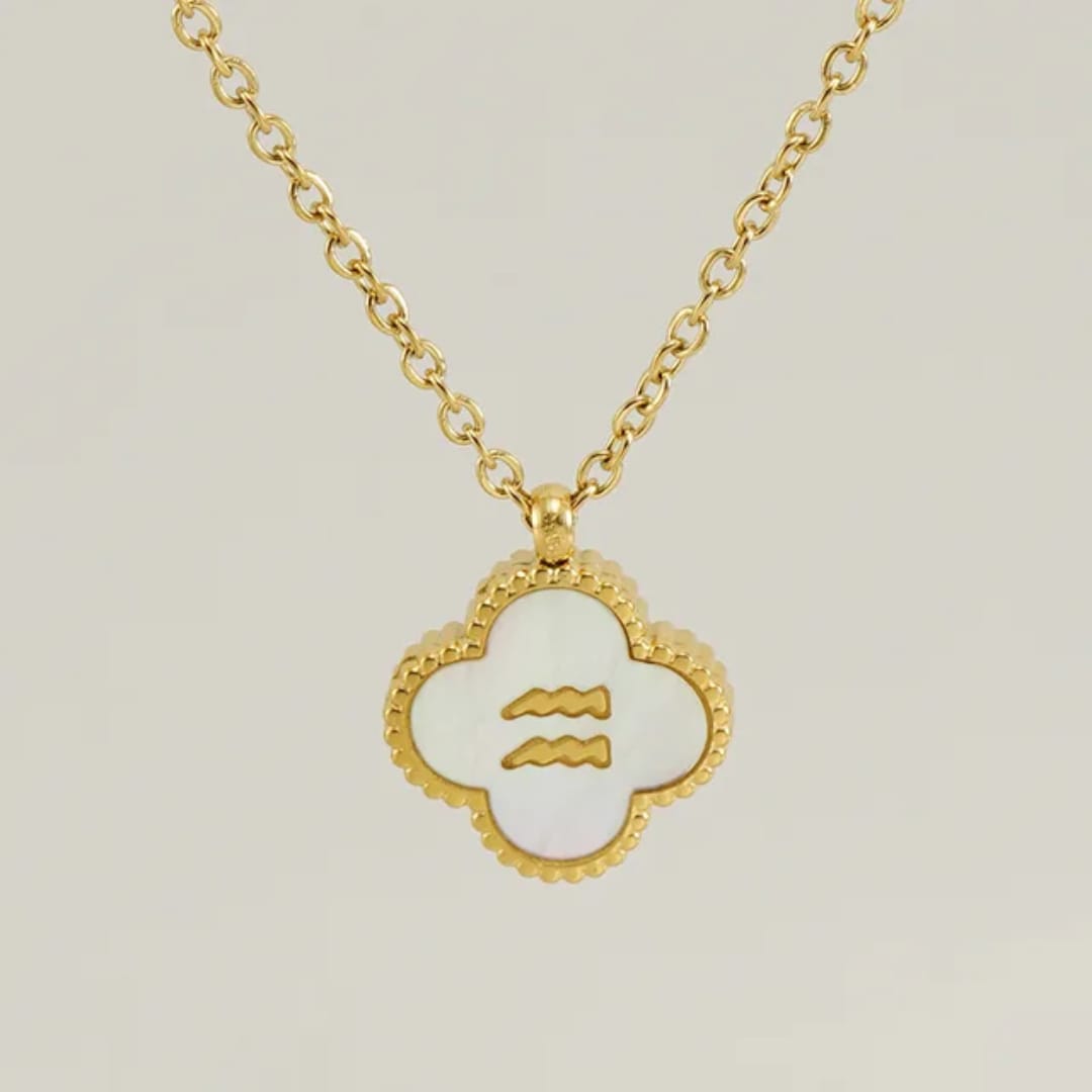 Aquarius Zodiac Chain Necklace