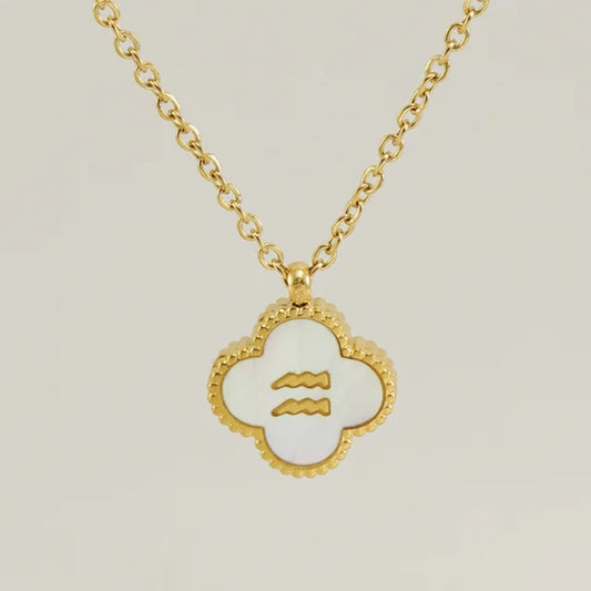 Aquarius Zodiac Chain Necklace
