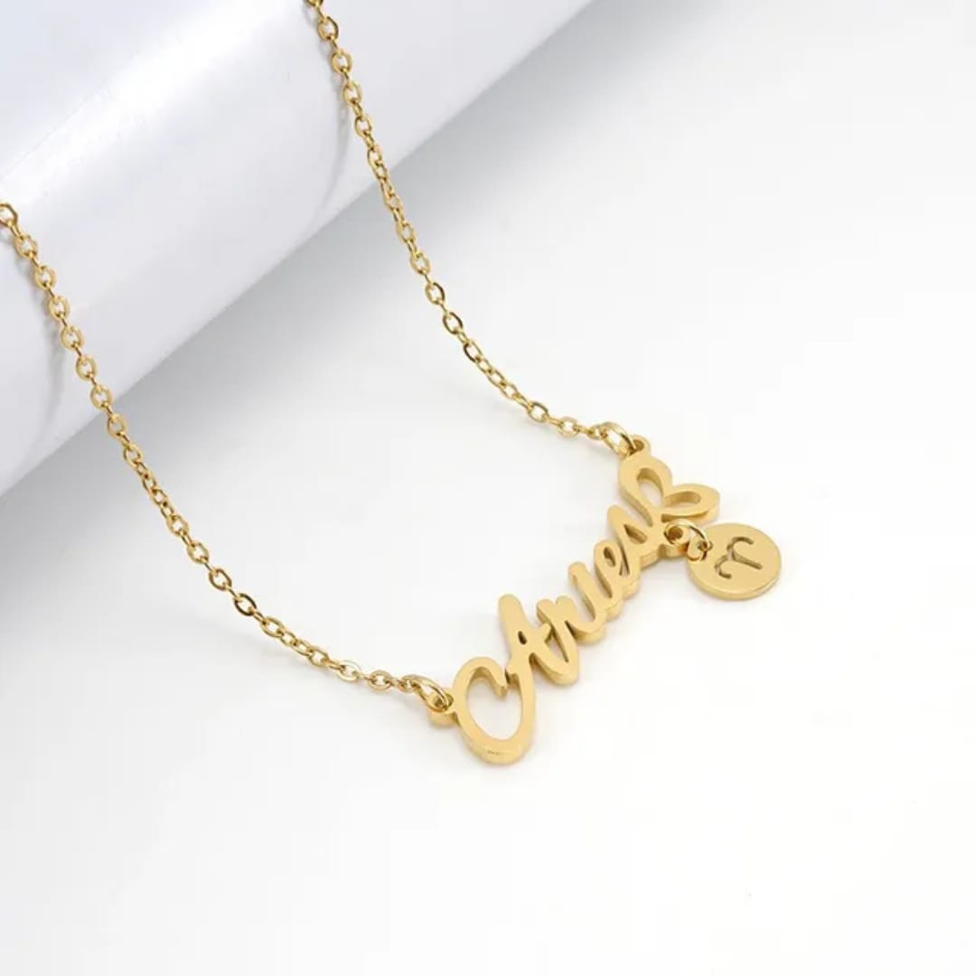 Aries Zodiac Chain Necklace