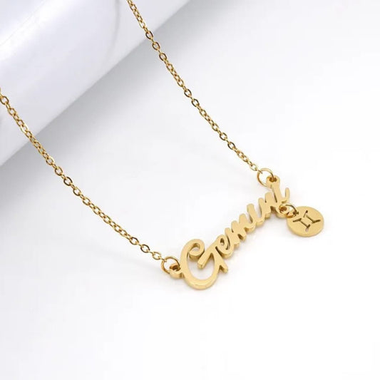 Gemini Zodiac Chain Necklace