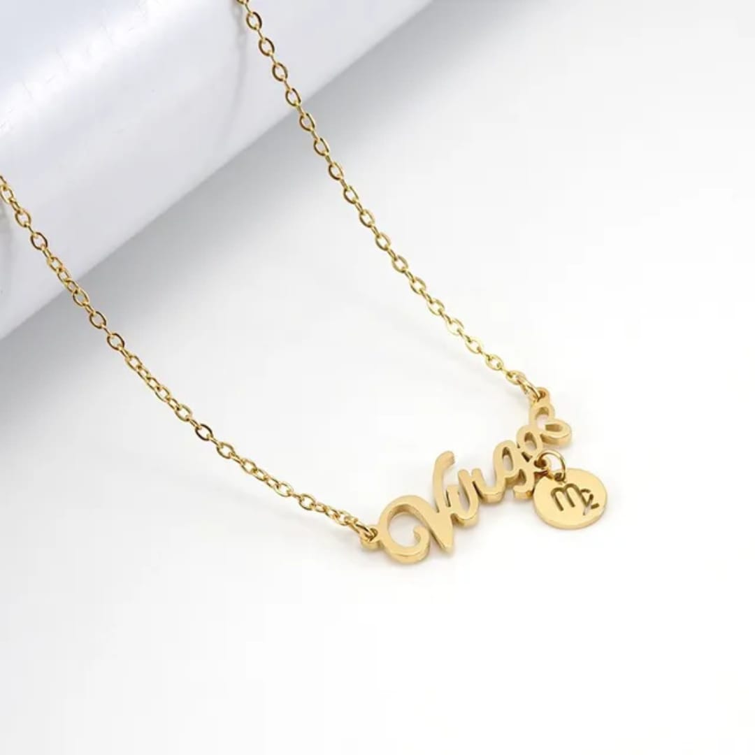 Virgo Zodiac Chain Necklace
