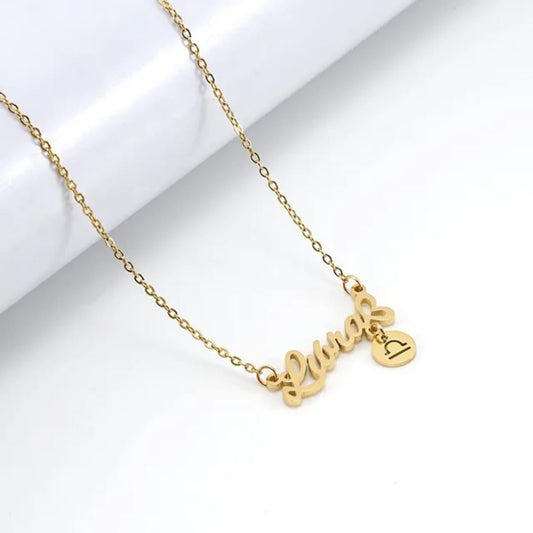 Libra Zodiac Chain Necklace