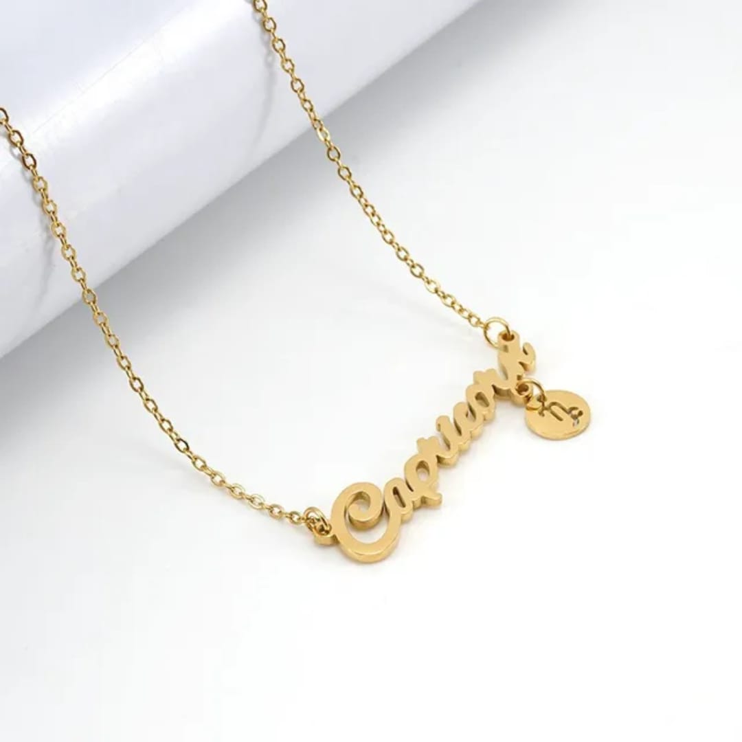 Capricorn Zodiac Chain Necklace