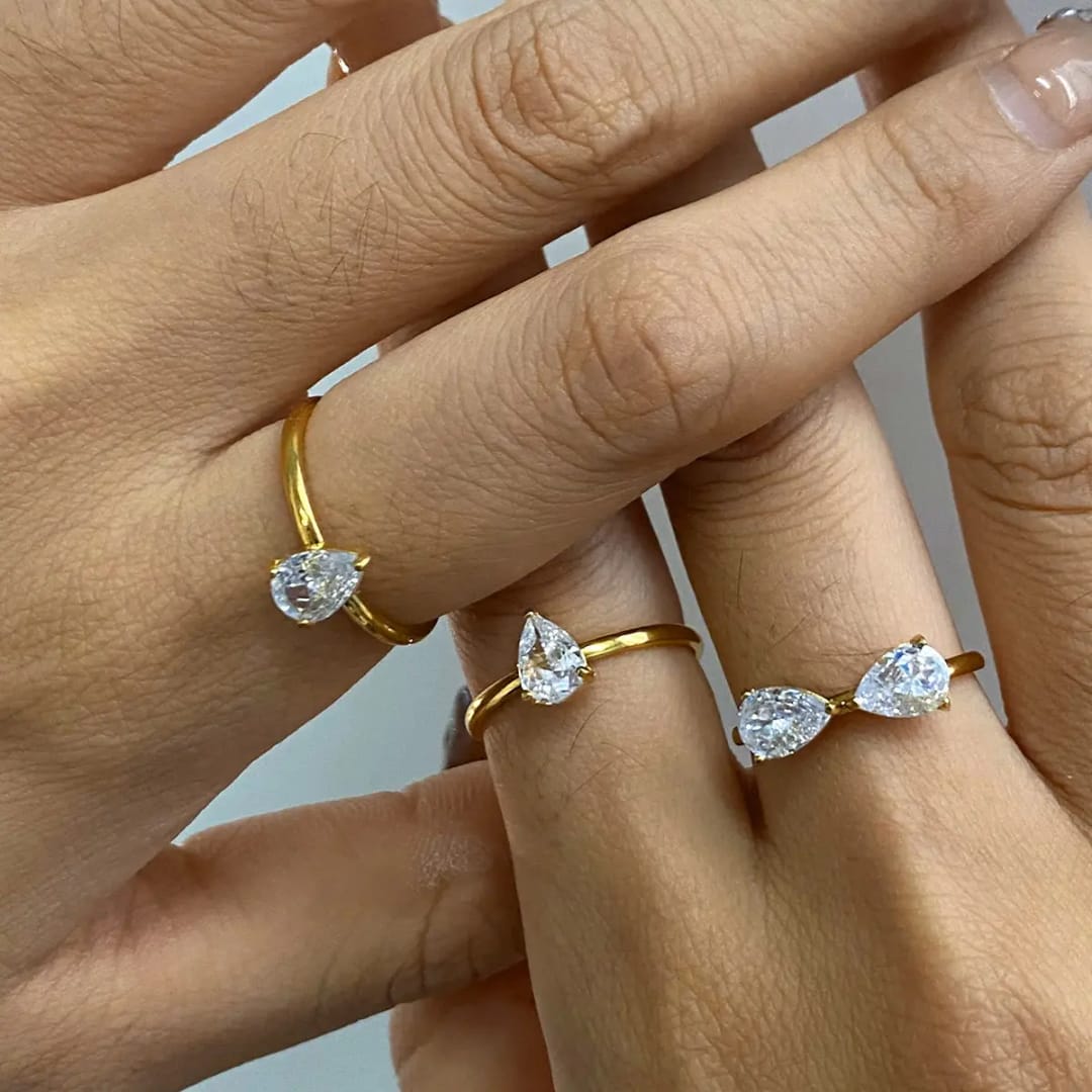 Set of 3 Diamond Rings