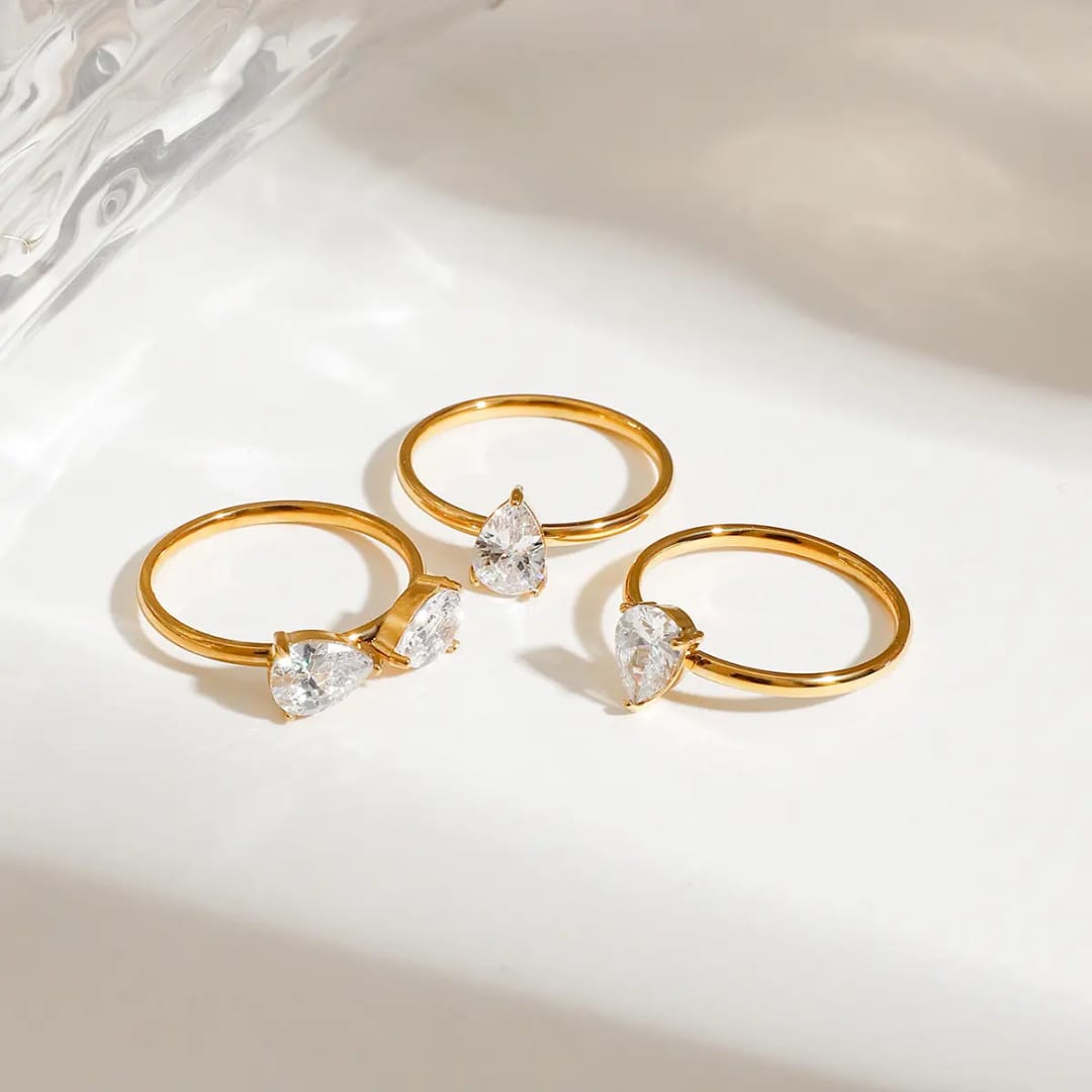 Set of 3 Diamond Rings
