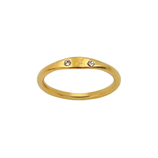 Sagittarius Gold Ring