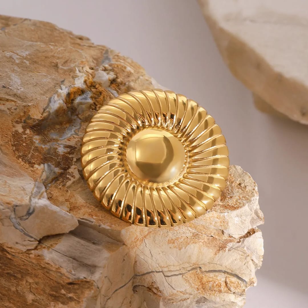 18k Gold Plated Brooch