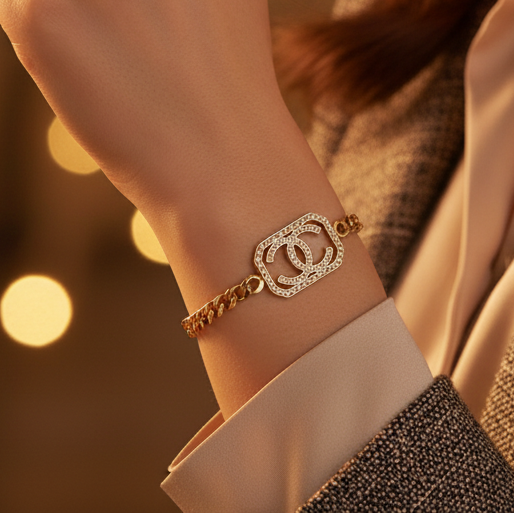 Brand Inspired Chain Bracelet