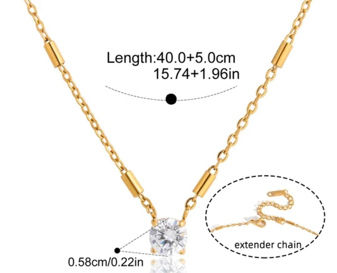 Diamond Gold Chain Necklace