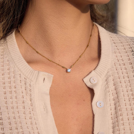 Diamond Gold Chain Necklace