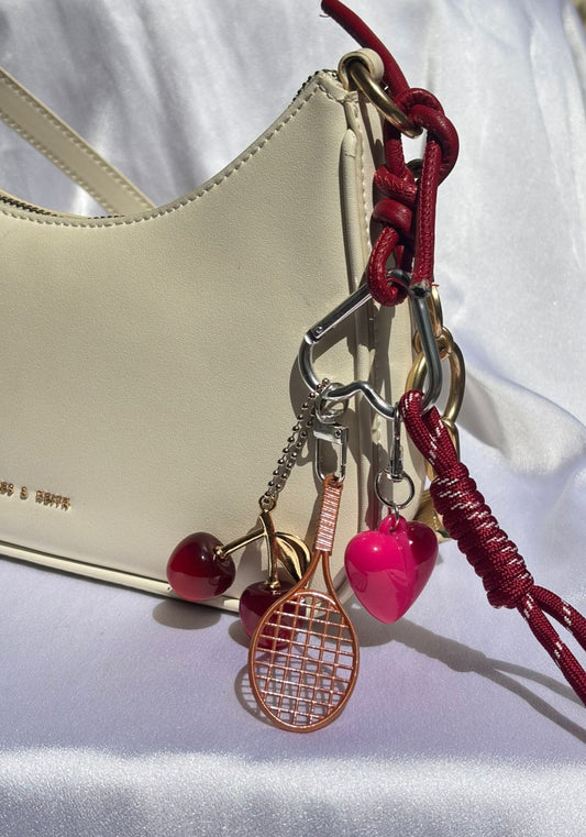 Cherry Badminton Bag Charms