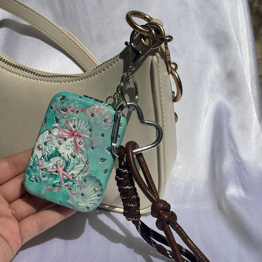 Mirror Keychain Bag Charms
