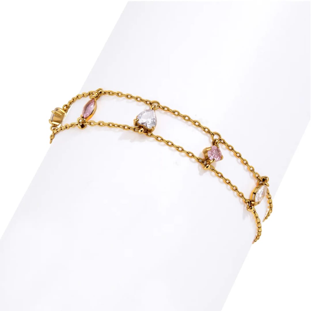 Luxe Heart Chain Bracelet
