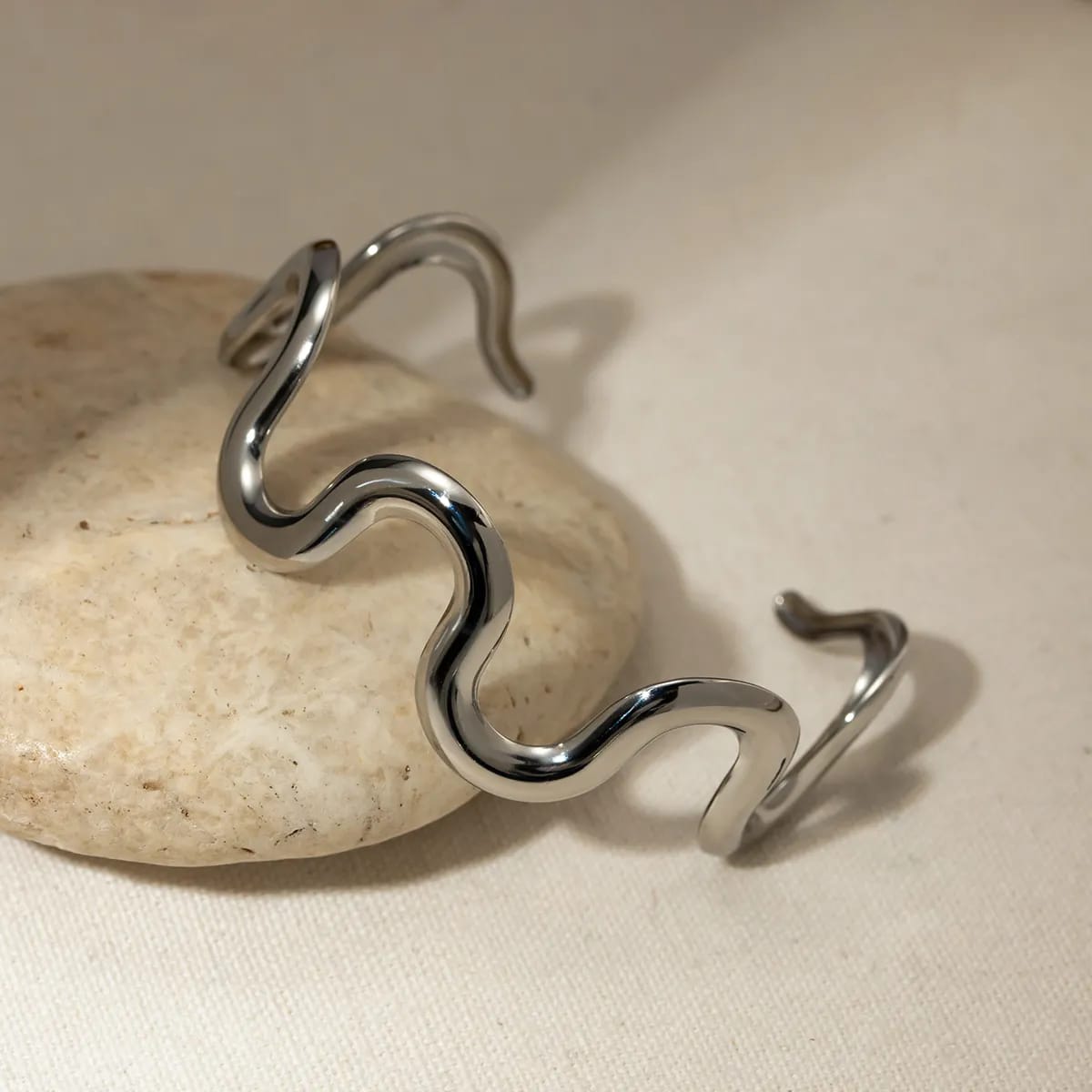 Silver Zigzag Bracelet