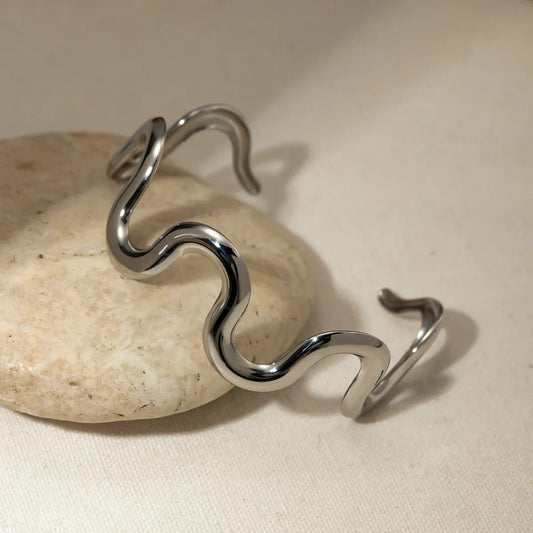 Silver Zigzag Bracelet