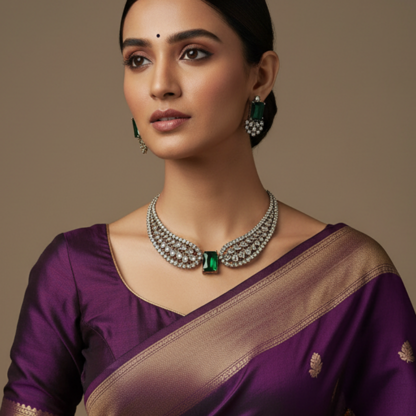 Kainaat Choker Necklace Set