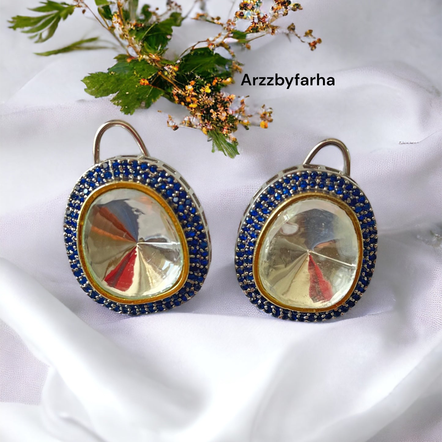 Kundan Polki AD Studded Studs