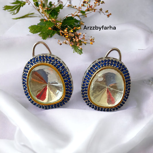 Kundan Polki AD Studded Studs
