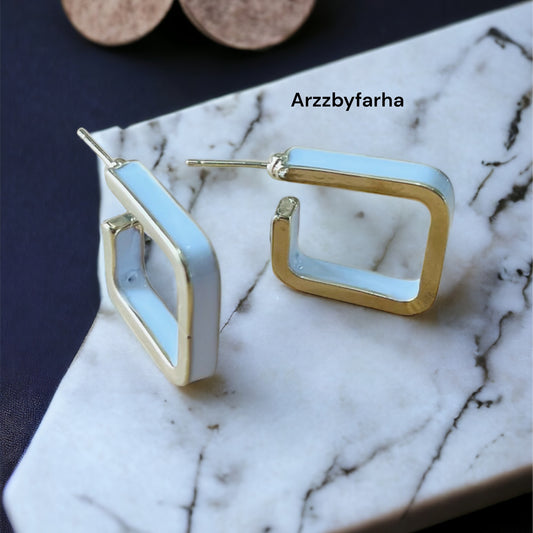 Square Hoop Earrings